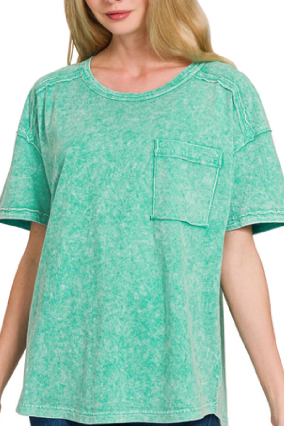 Washed Pocket Tee Z