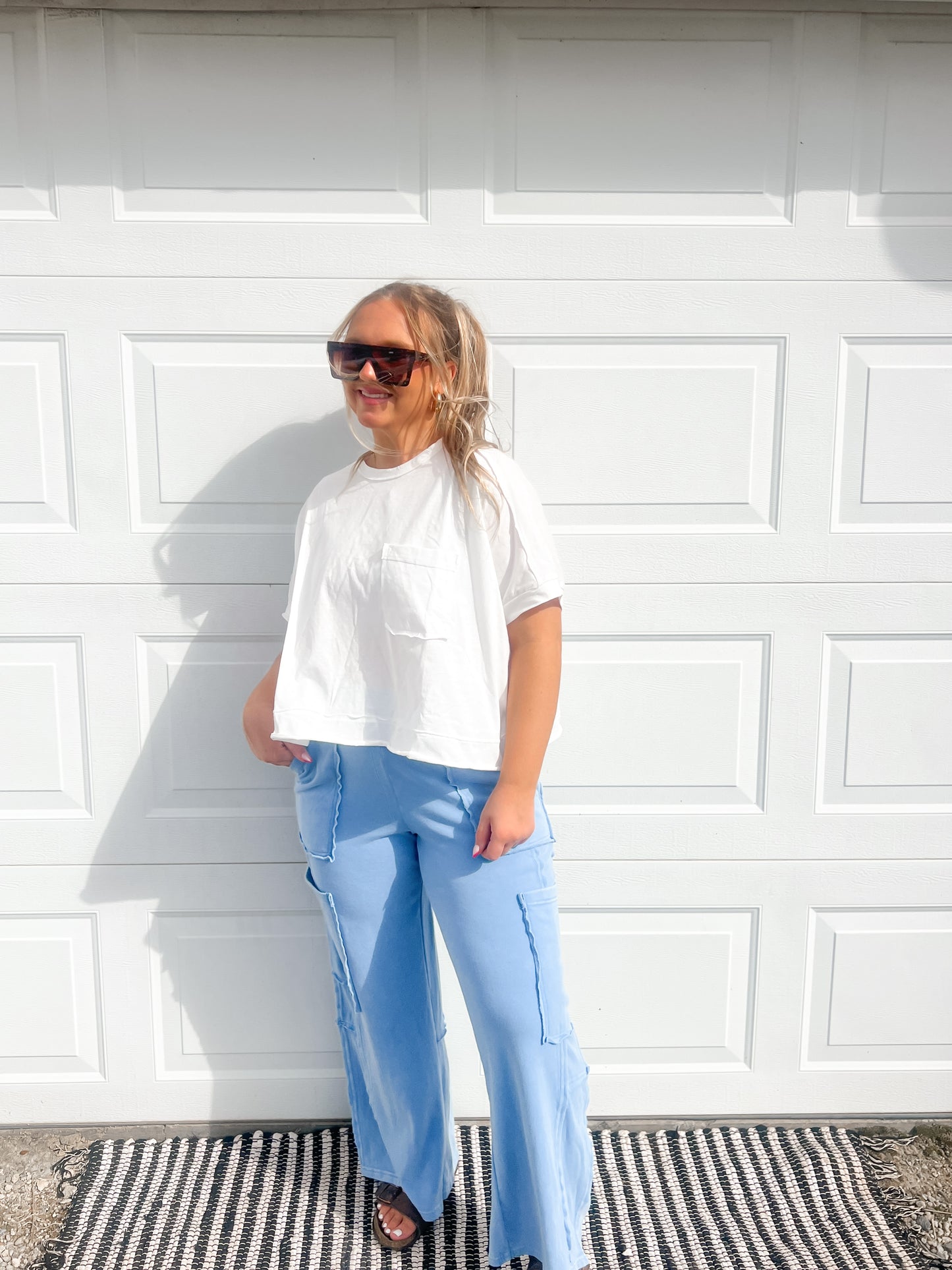 Washed Pocket Comfy Top