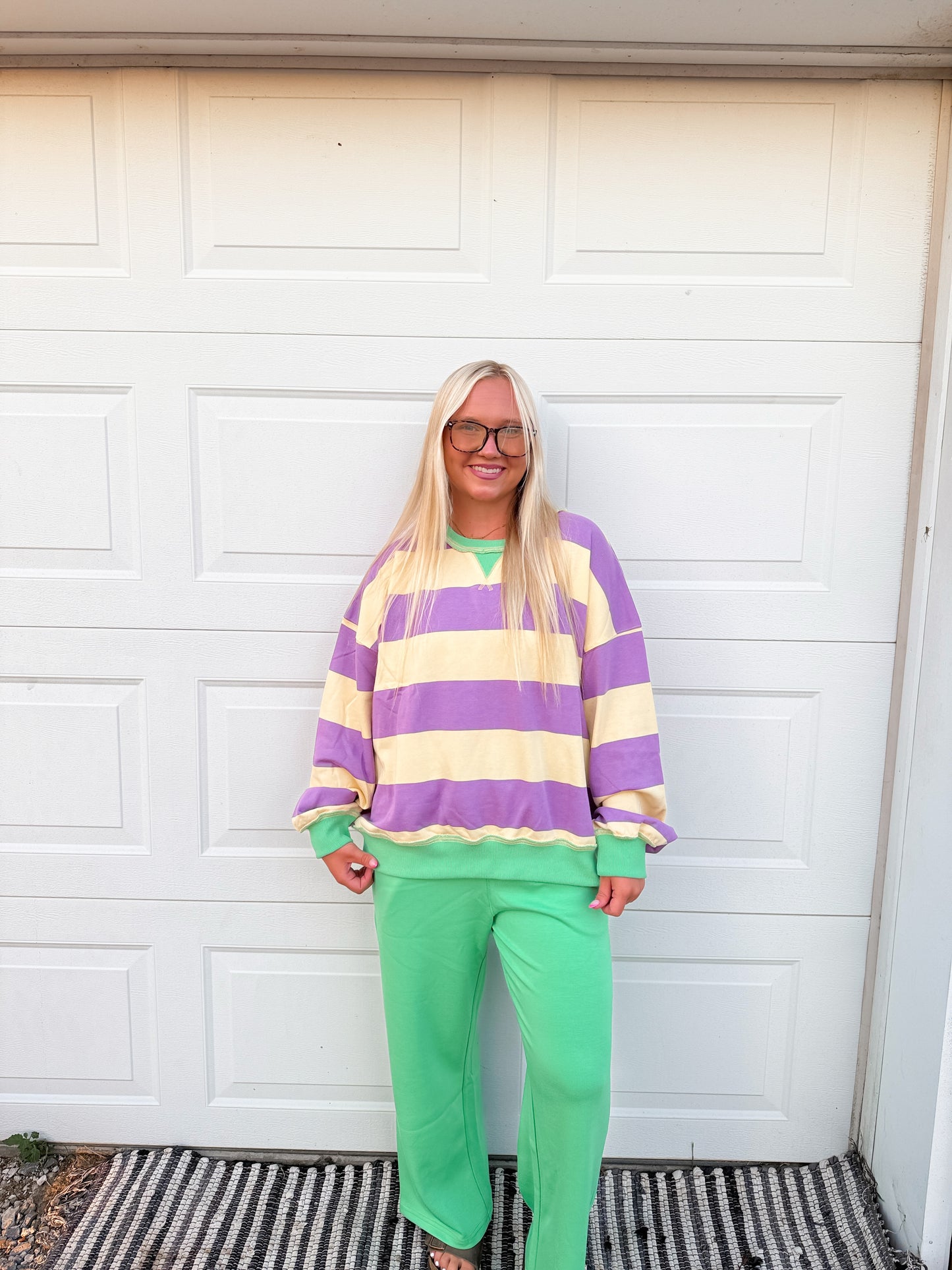 Stripe Colorfull Crewneck