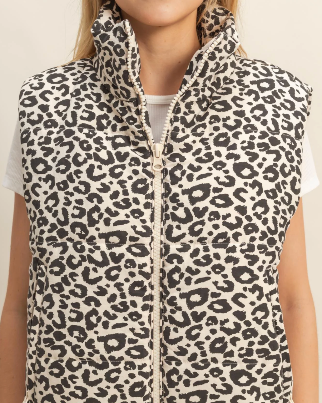 49. Cheeta Puffer Vest