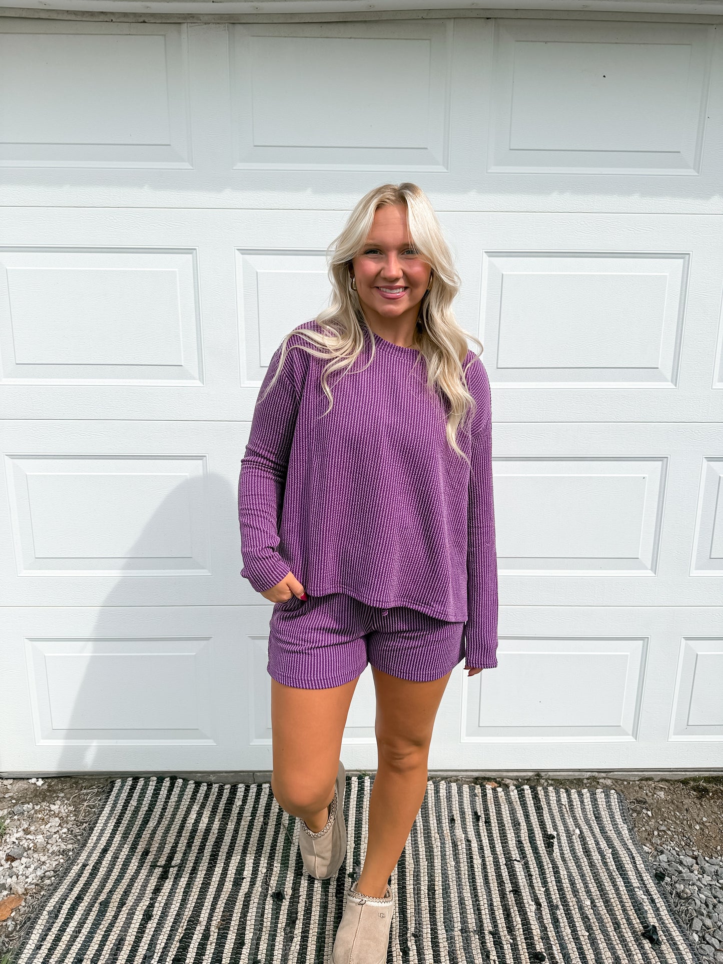 Ribbed Long Sleeve Set 4