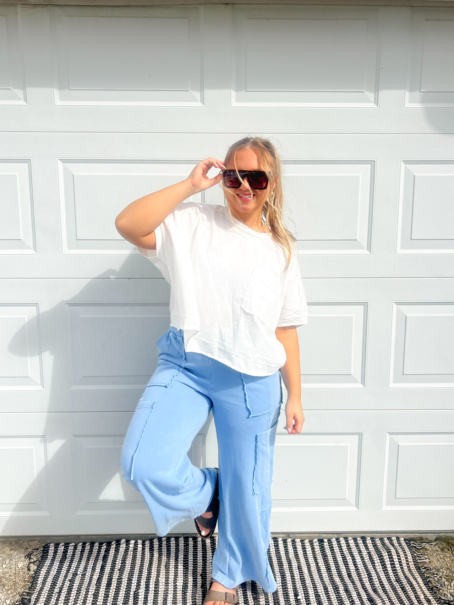 Washed Pocket Comfy Top