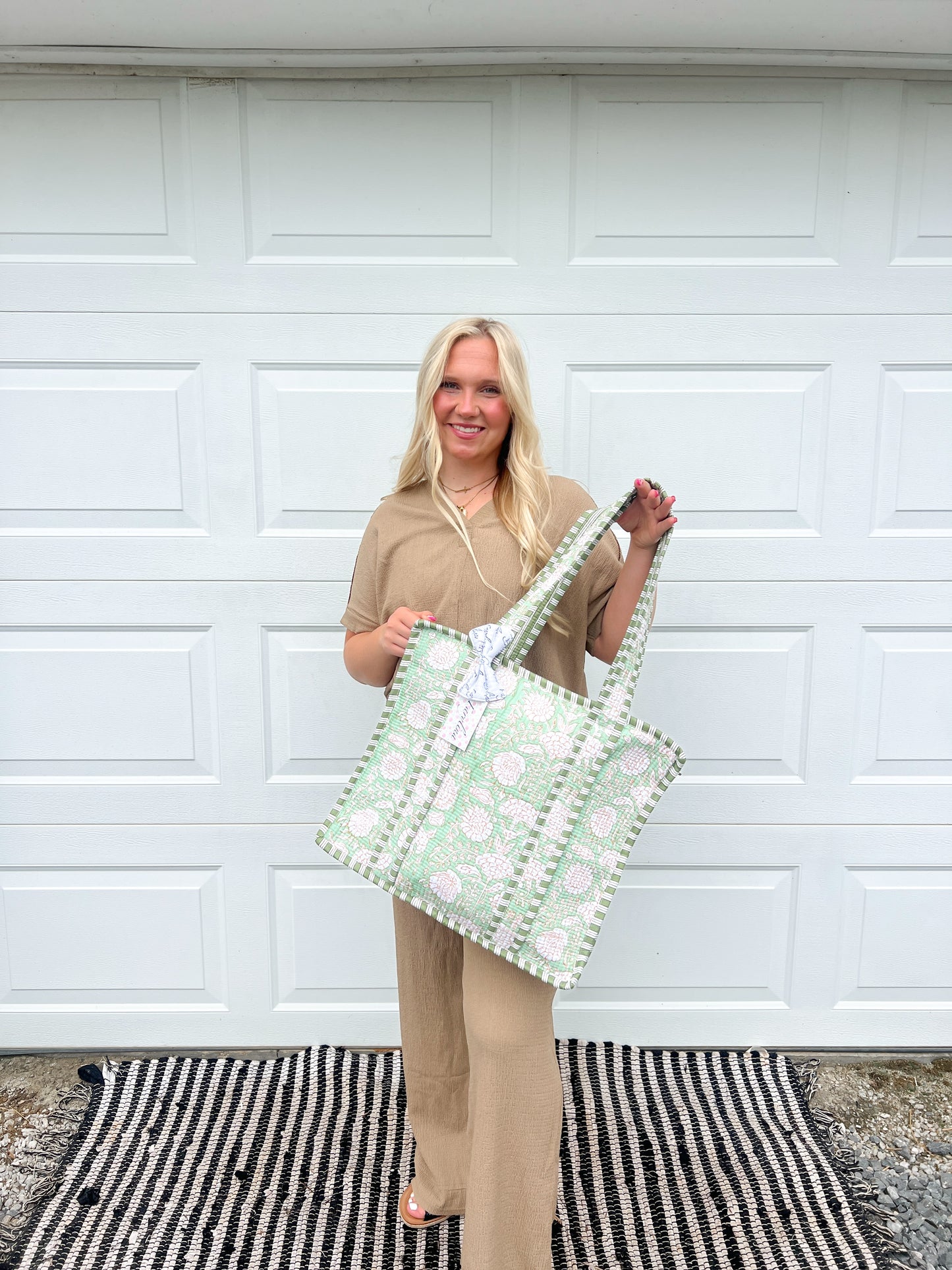 Quilted Tote Bag