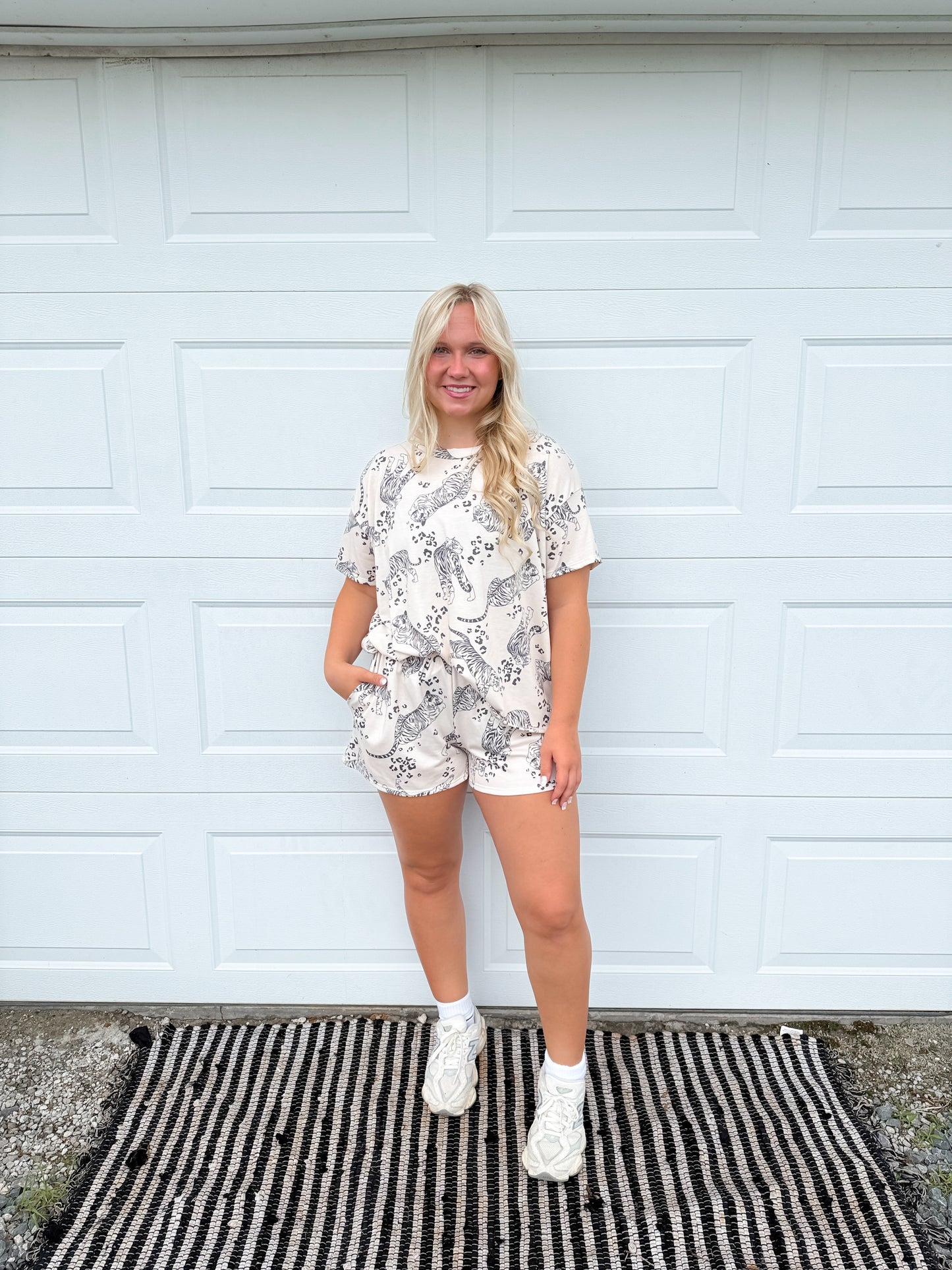 Animal Print Matching Set