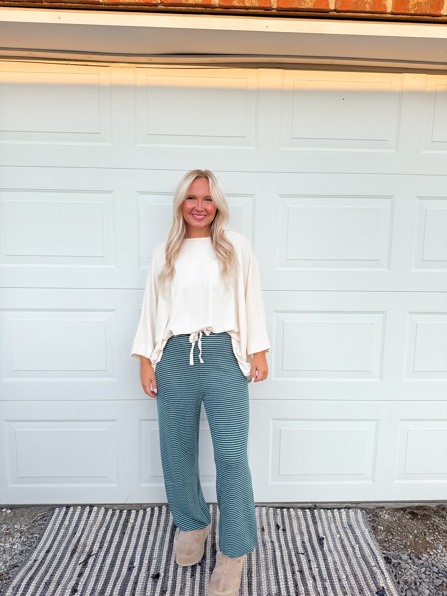 3/4 sleeve oversized top