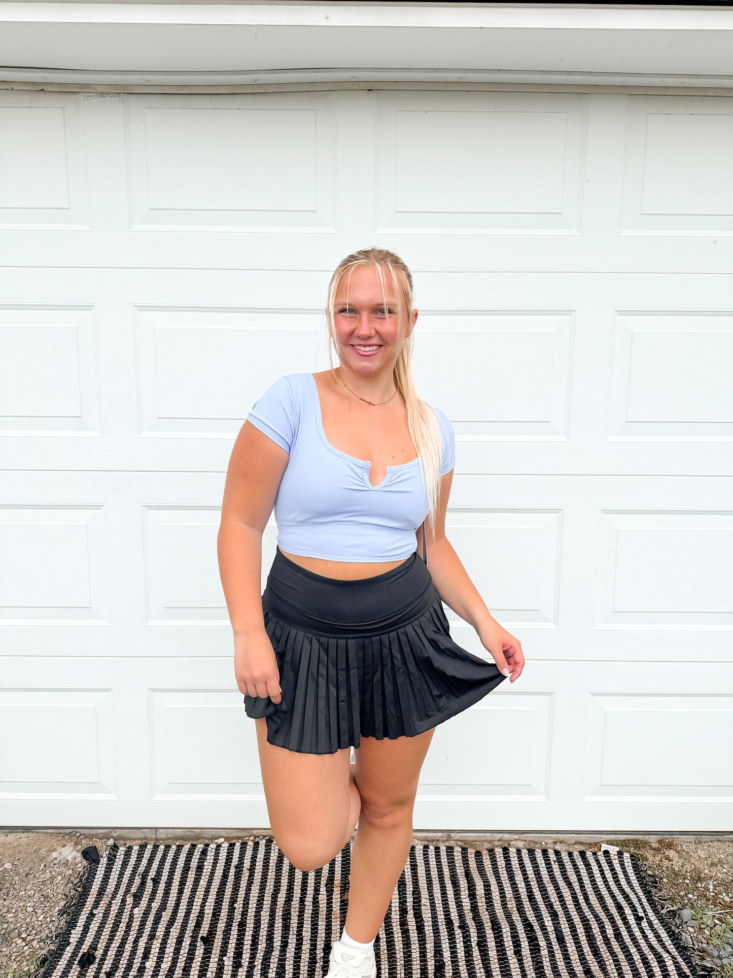 Scoop Neck Crop Top