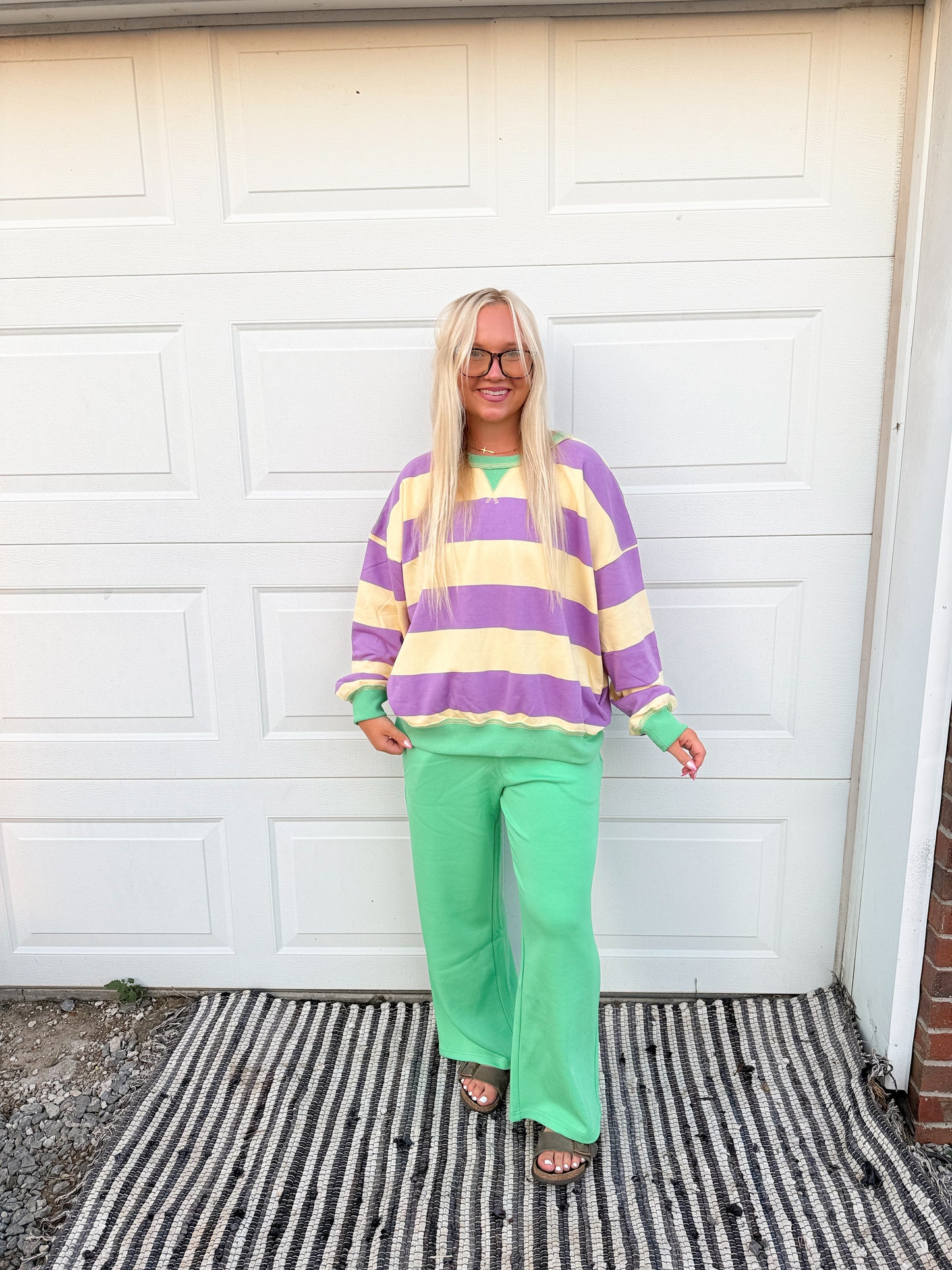 Stripe Colorfull Crewneck