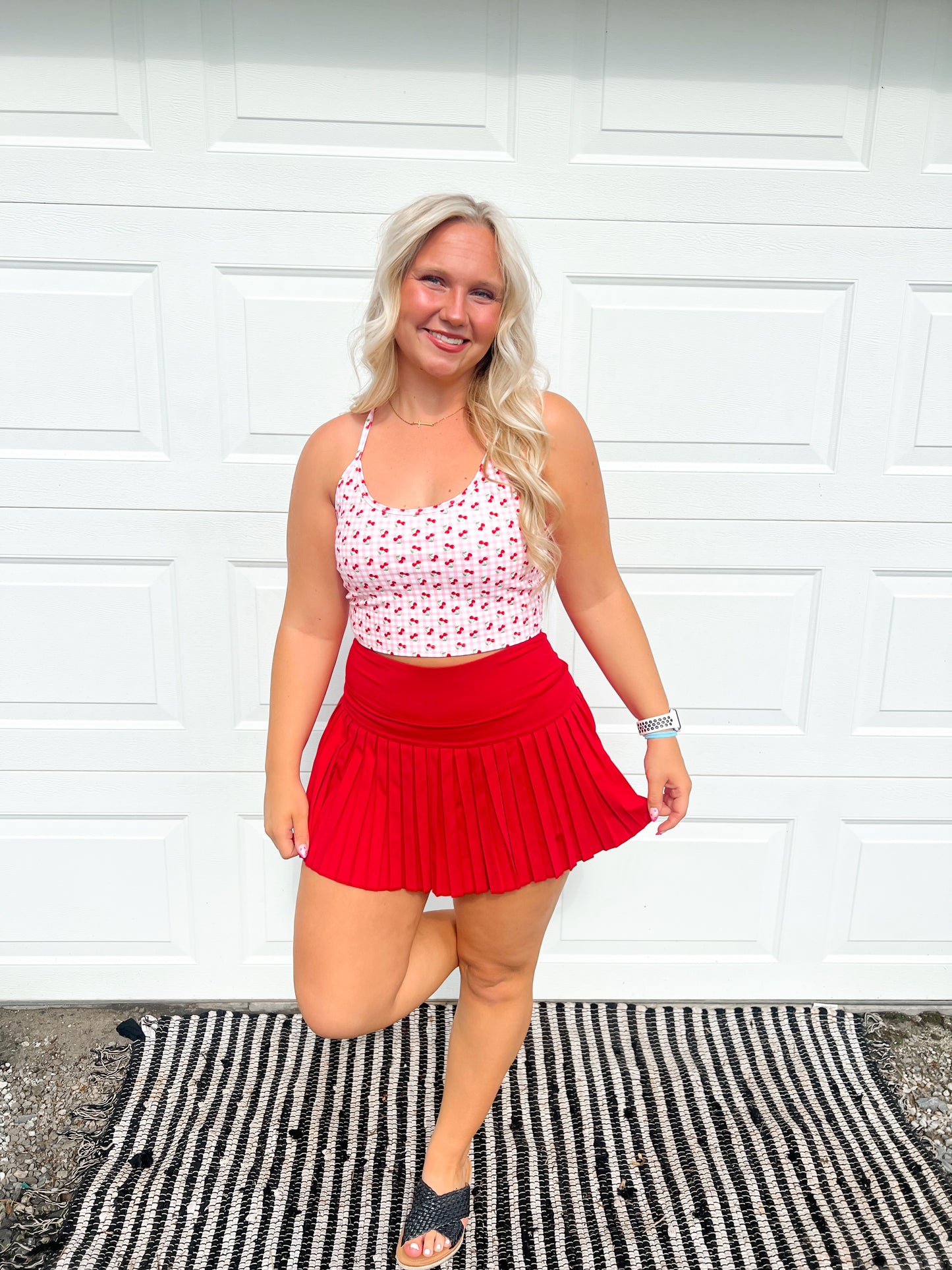 Cherry Workout Top