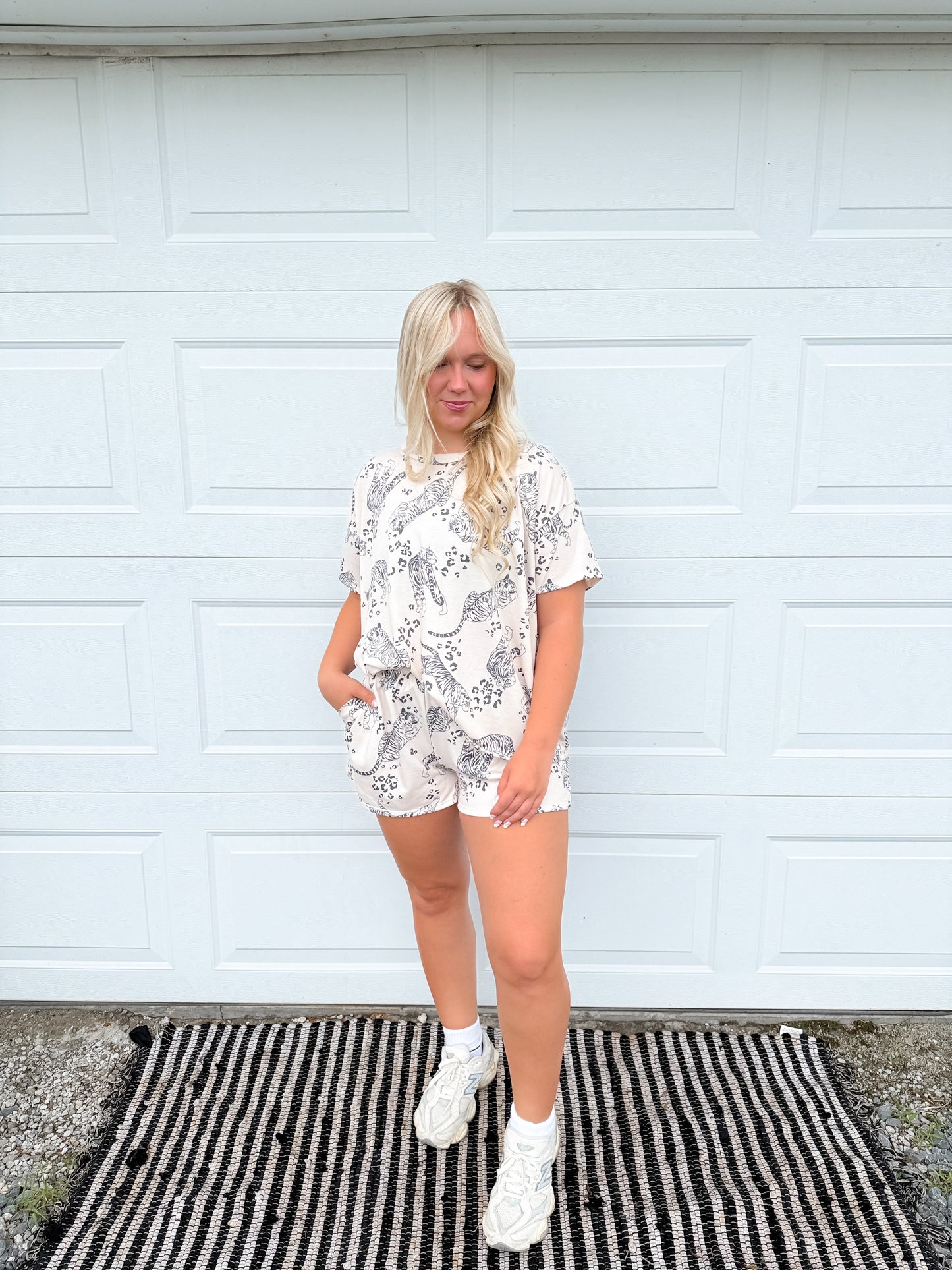 Animal Print Matching Set