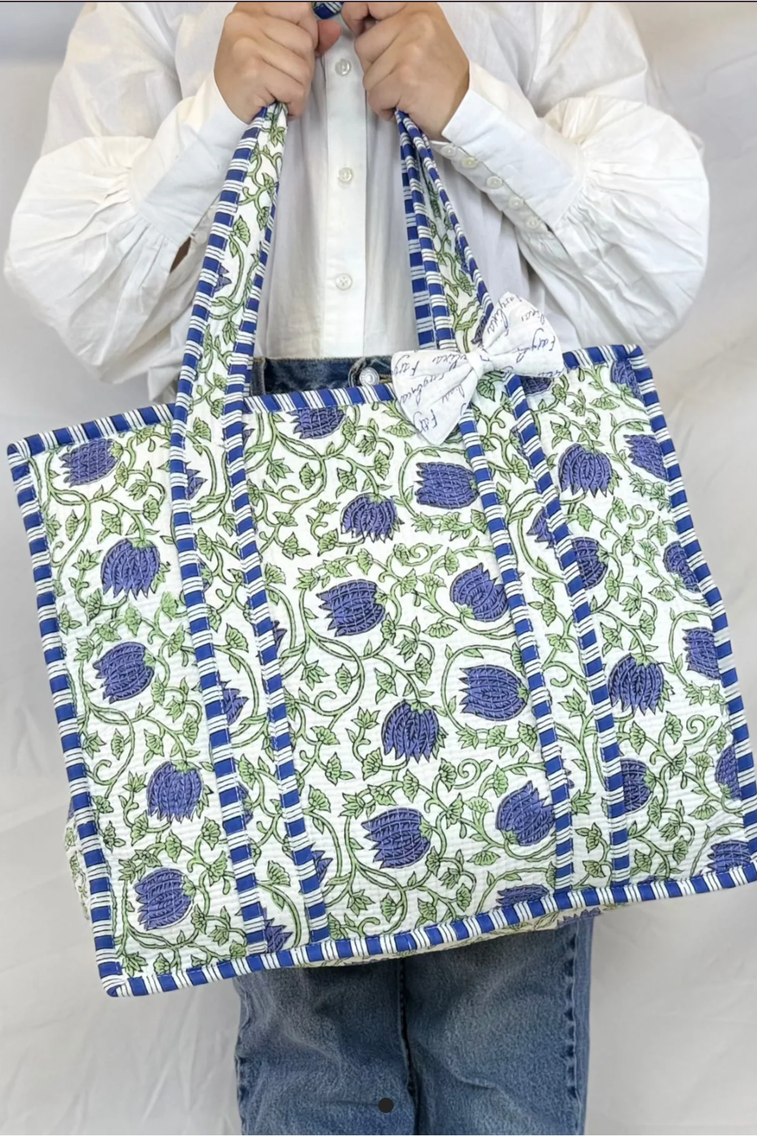 Quilted Tote Bag