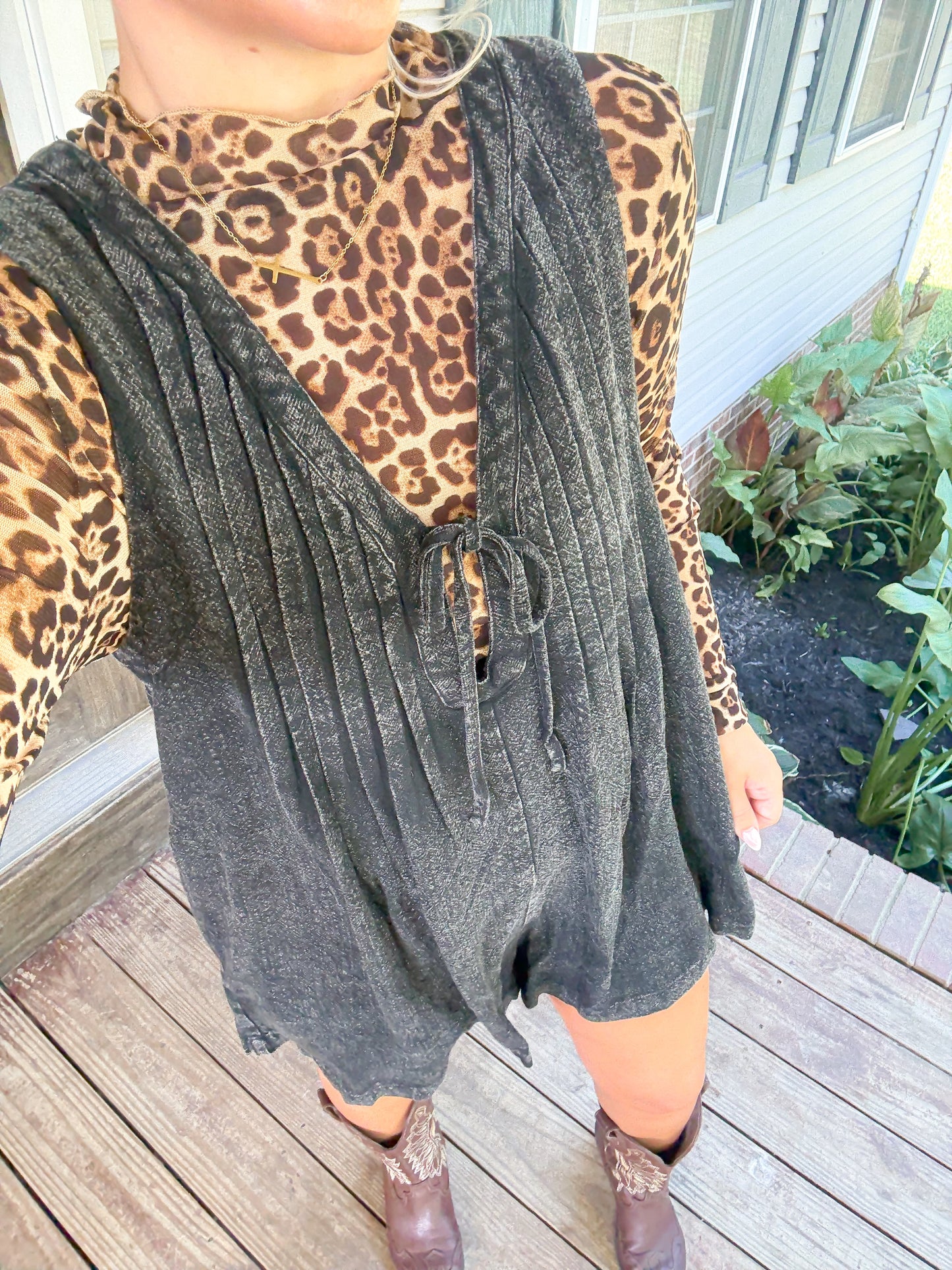 Mesh Layering Long Sleeve
