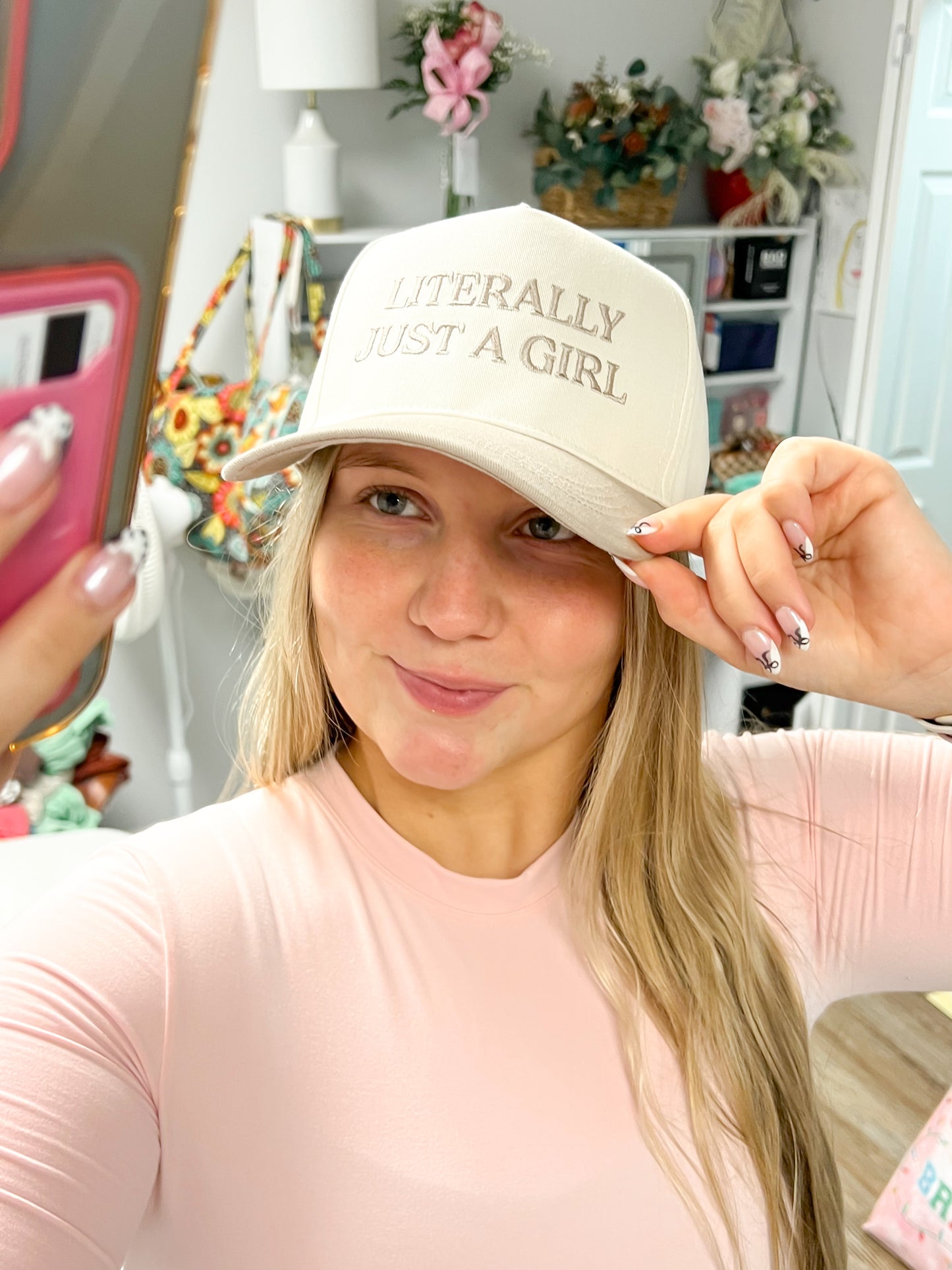 "Literally Just A Girl" Hat