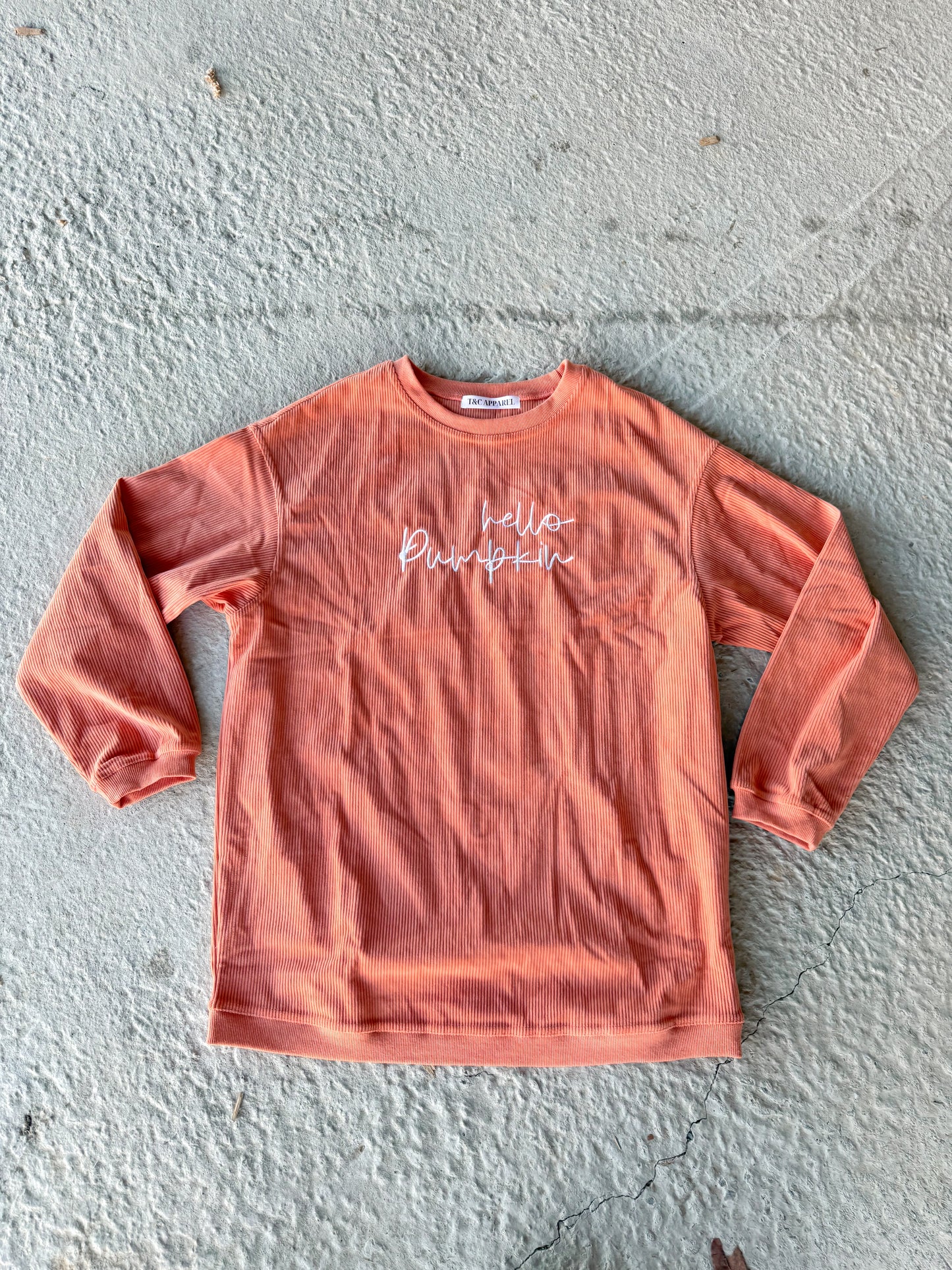 corded crewneck