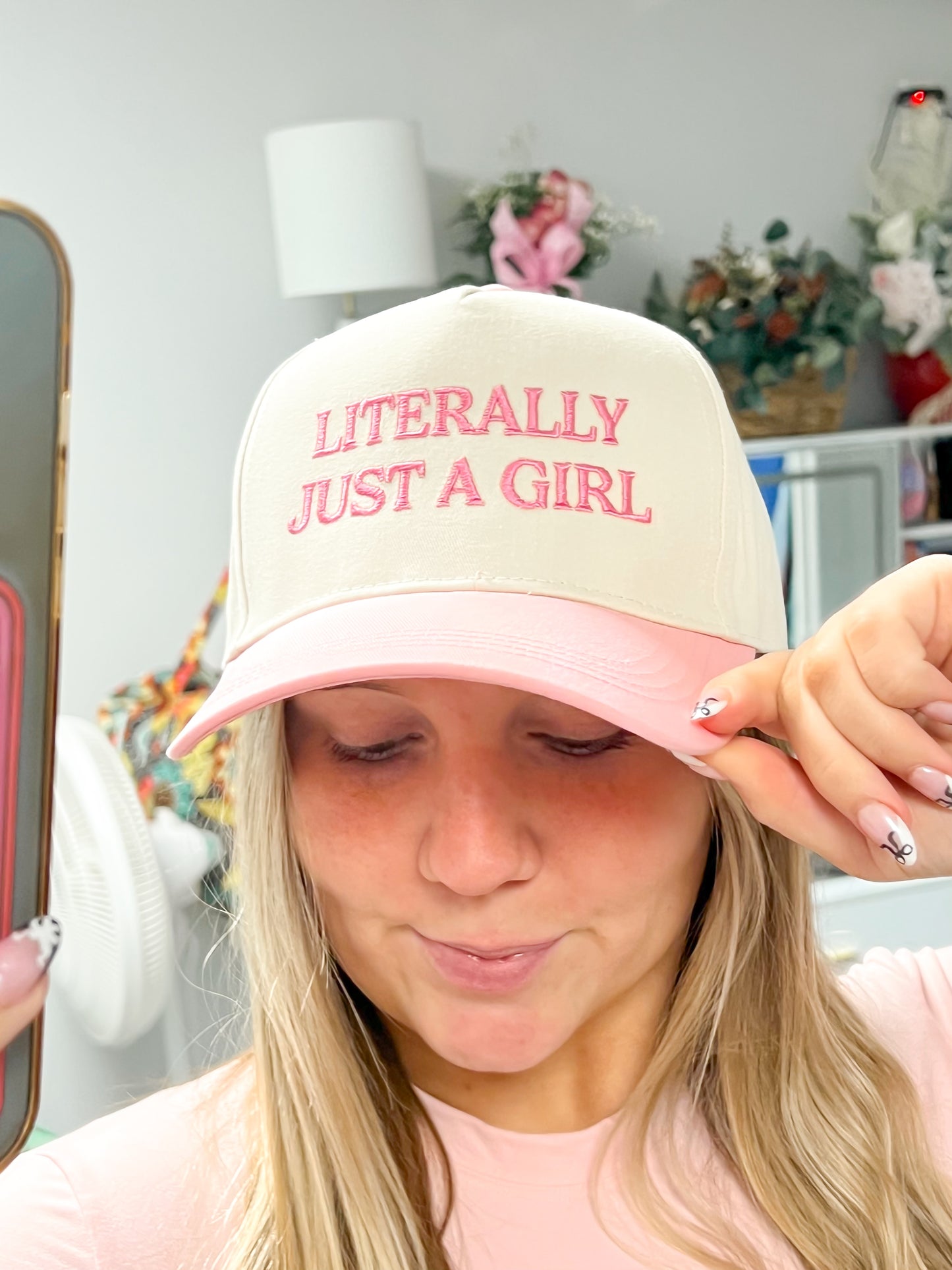 "Literally Just A Girl" Hat