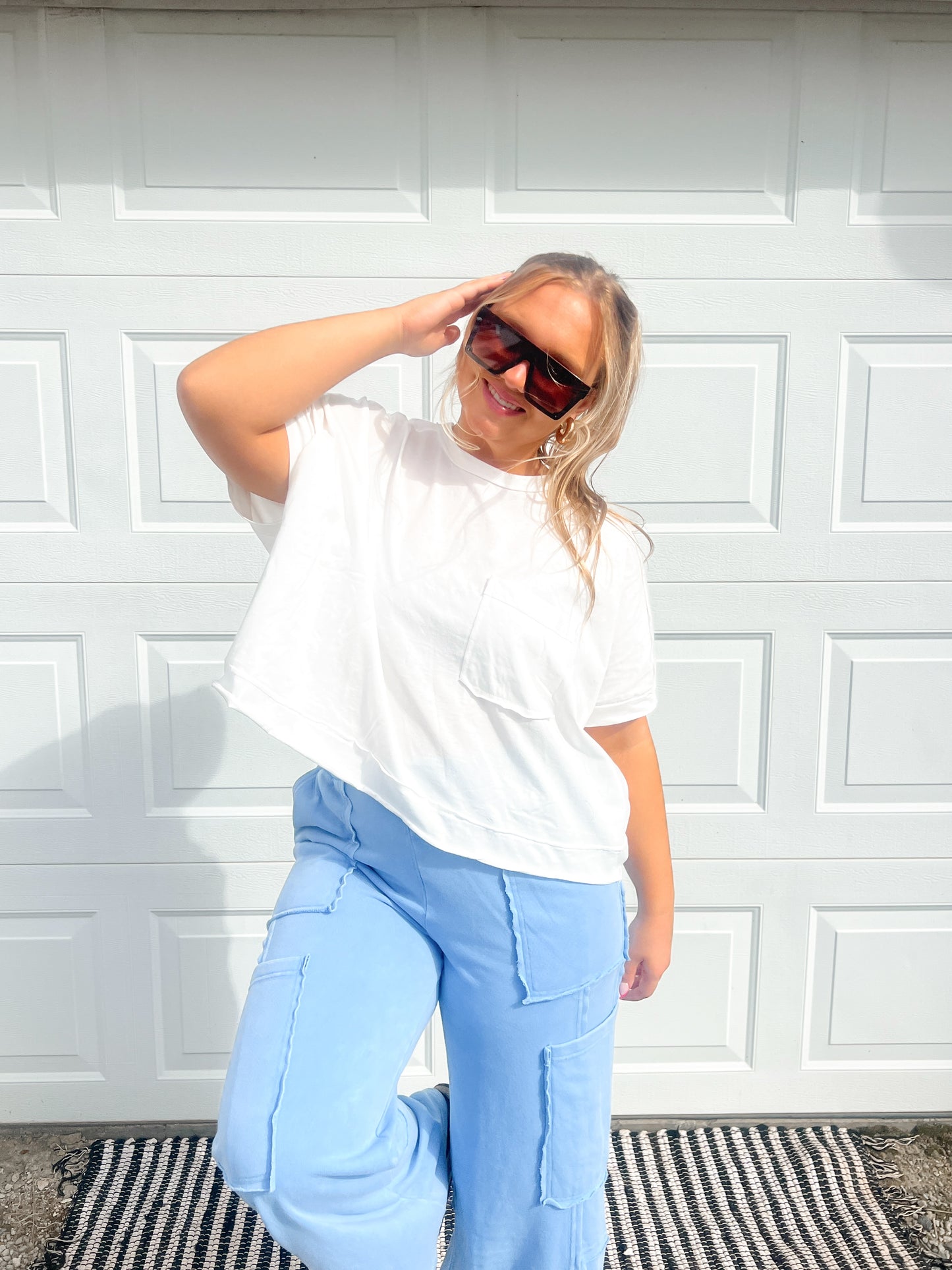 Washed Pocket Comfy Top