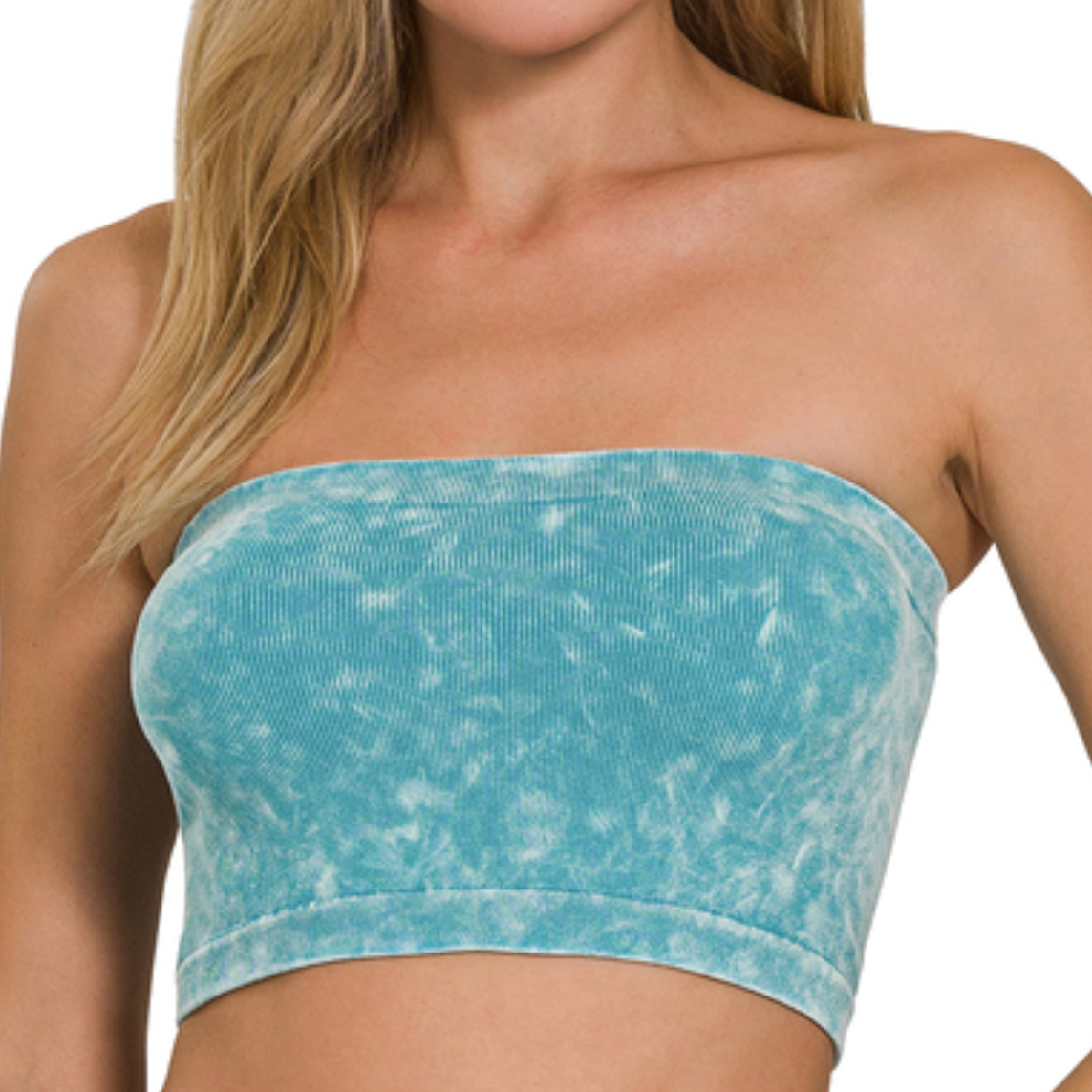 Washed Tube Top