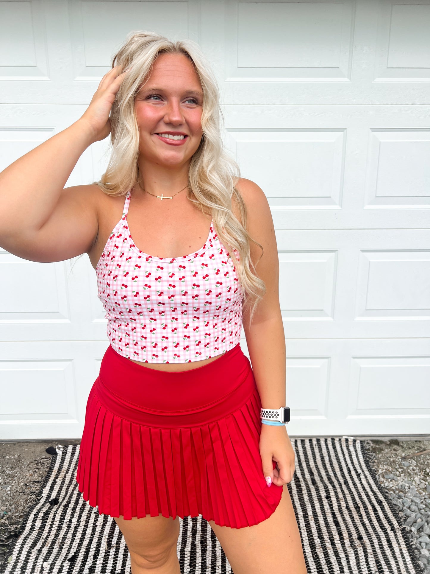 Cherry Workout Top