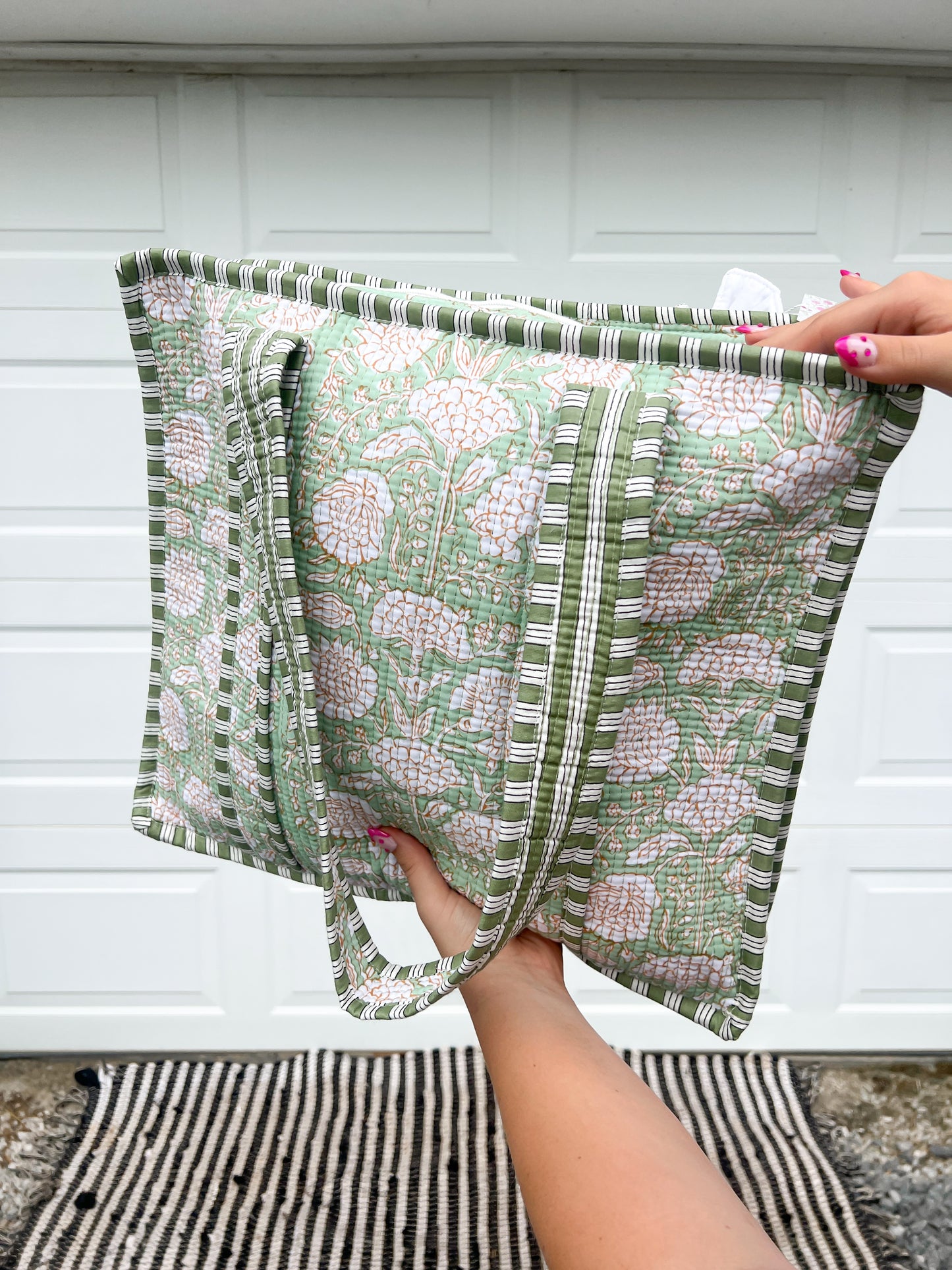 Quilted Tote Bag
