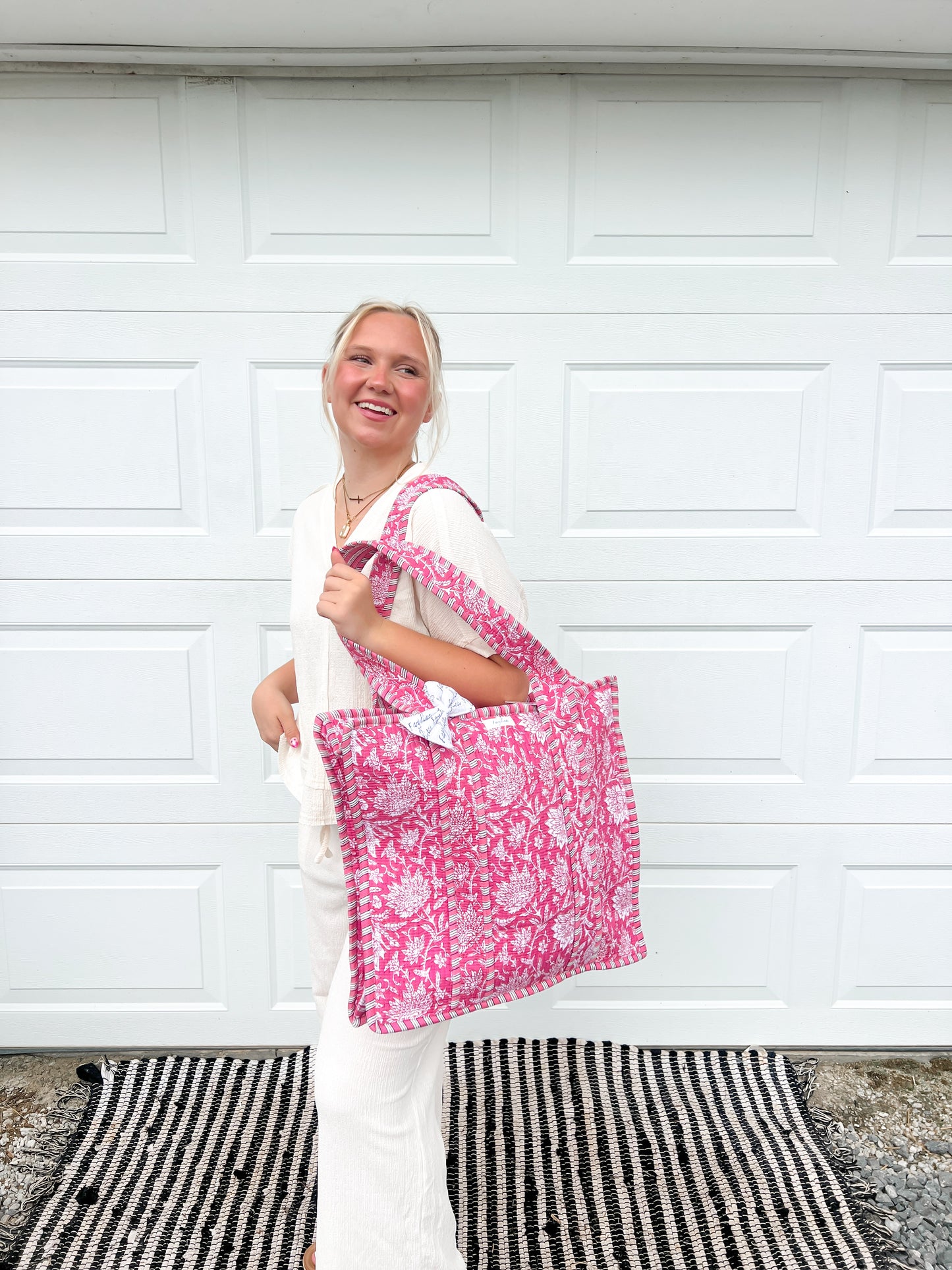 Quilted Tote Bag