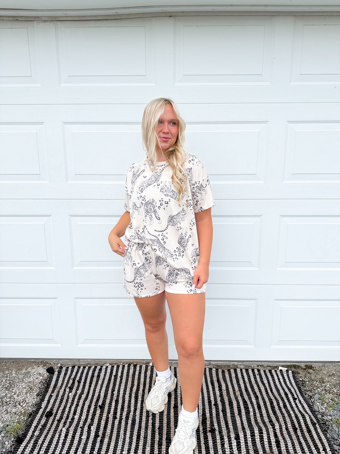 Animal Print Matching Set