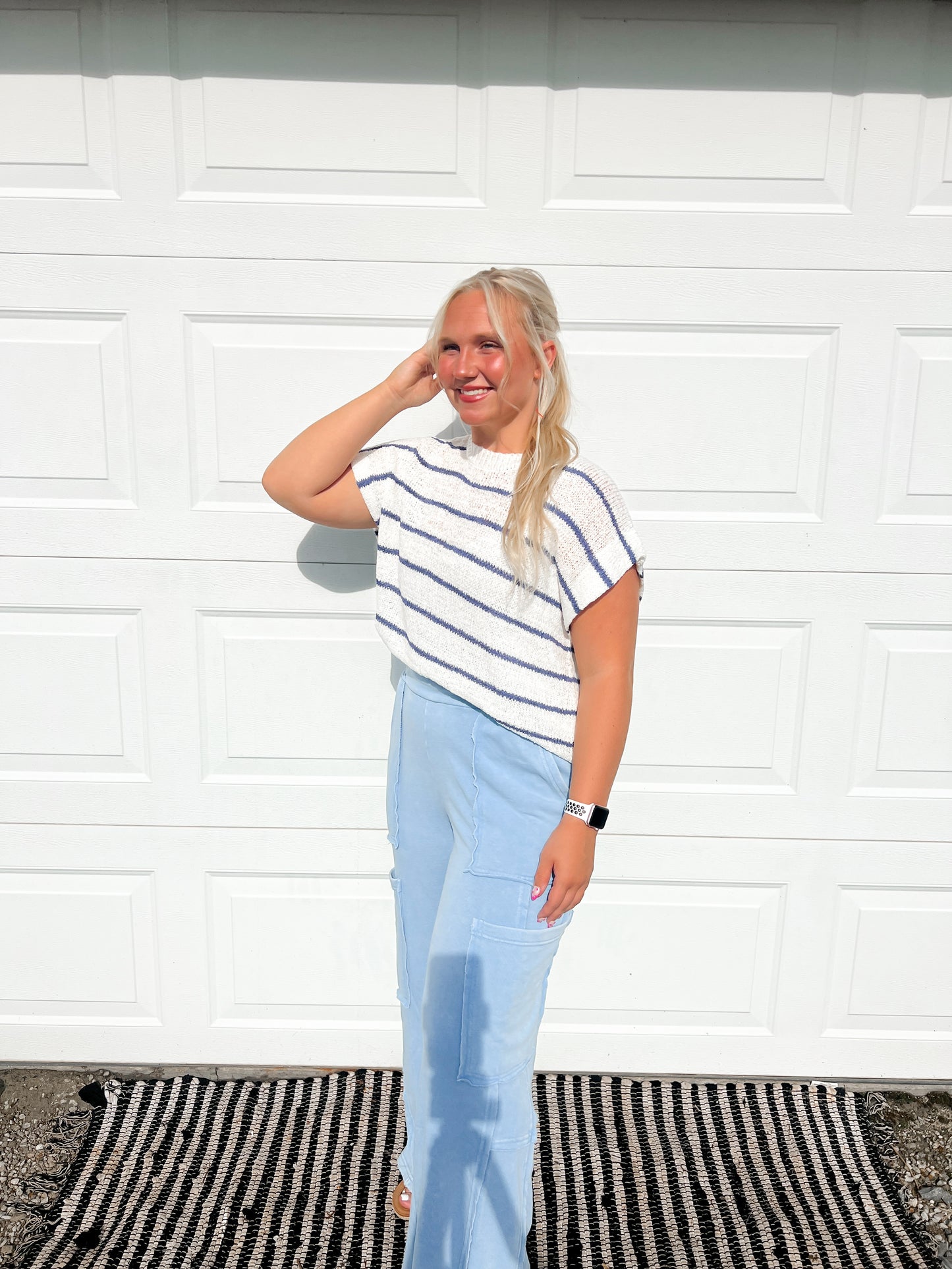 Stripe Knit Top
