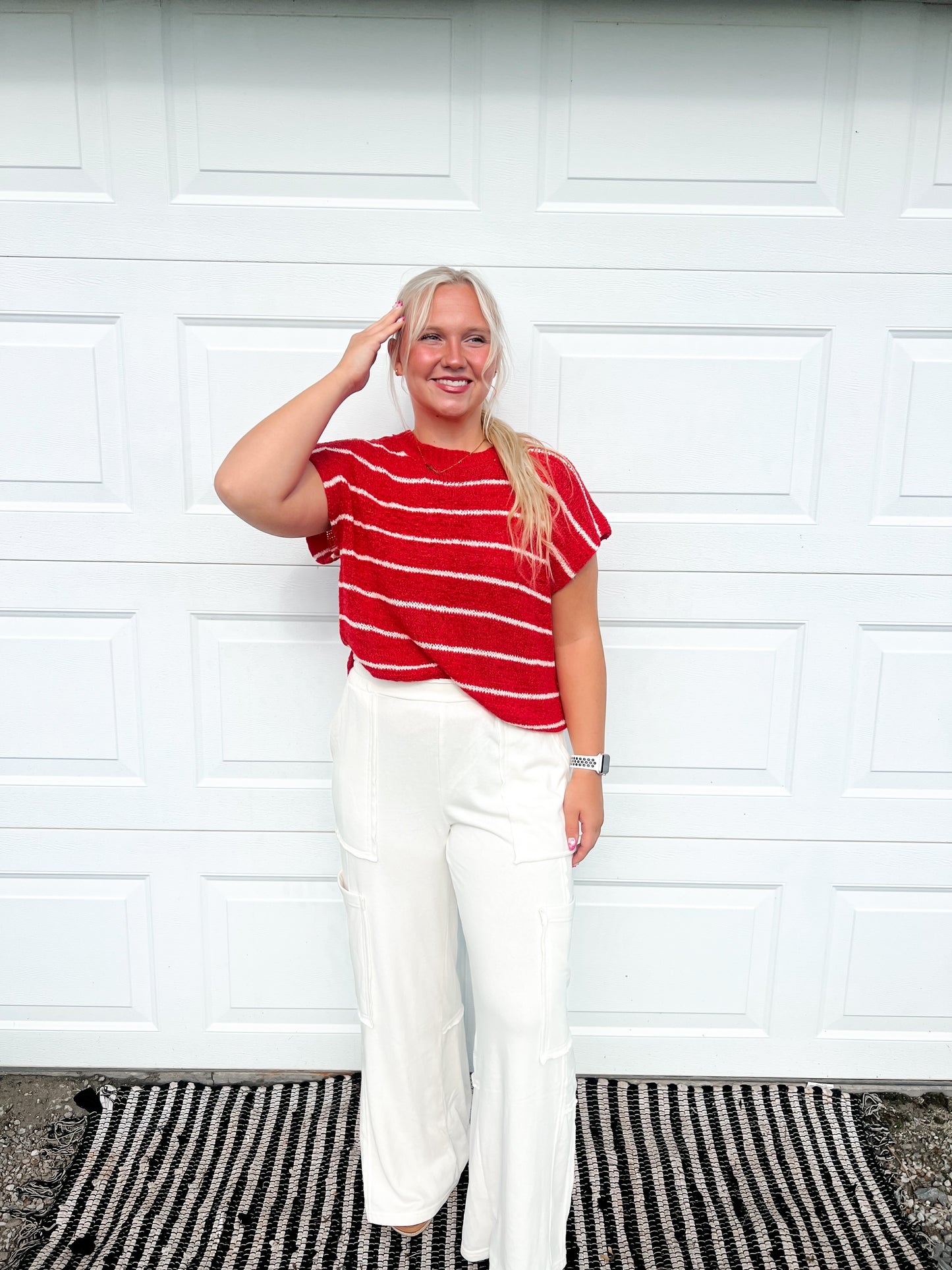 Stripe Knit Top