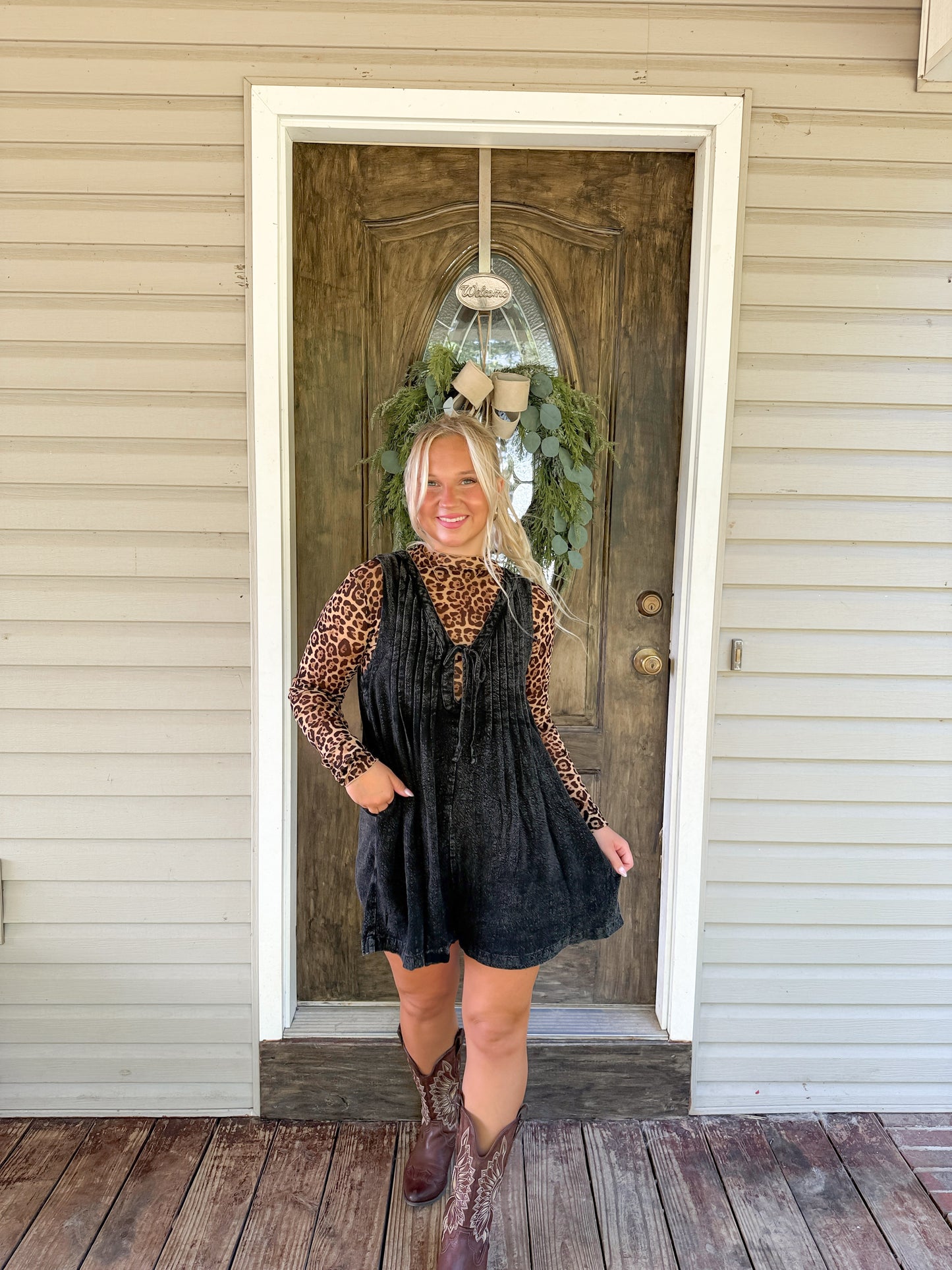 Mesh Layering Long Sleeve