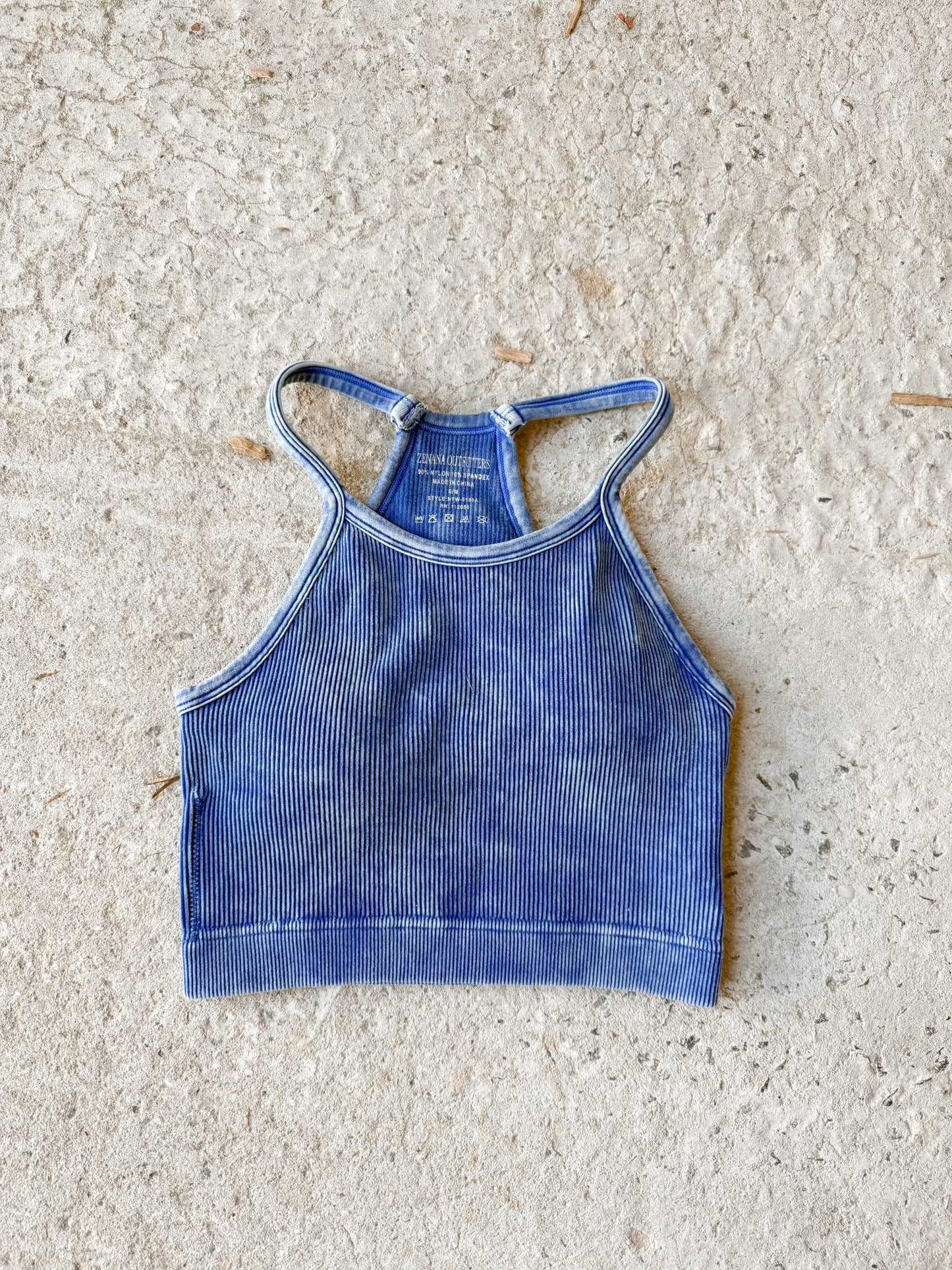 Washed Ribbed Cami Top