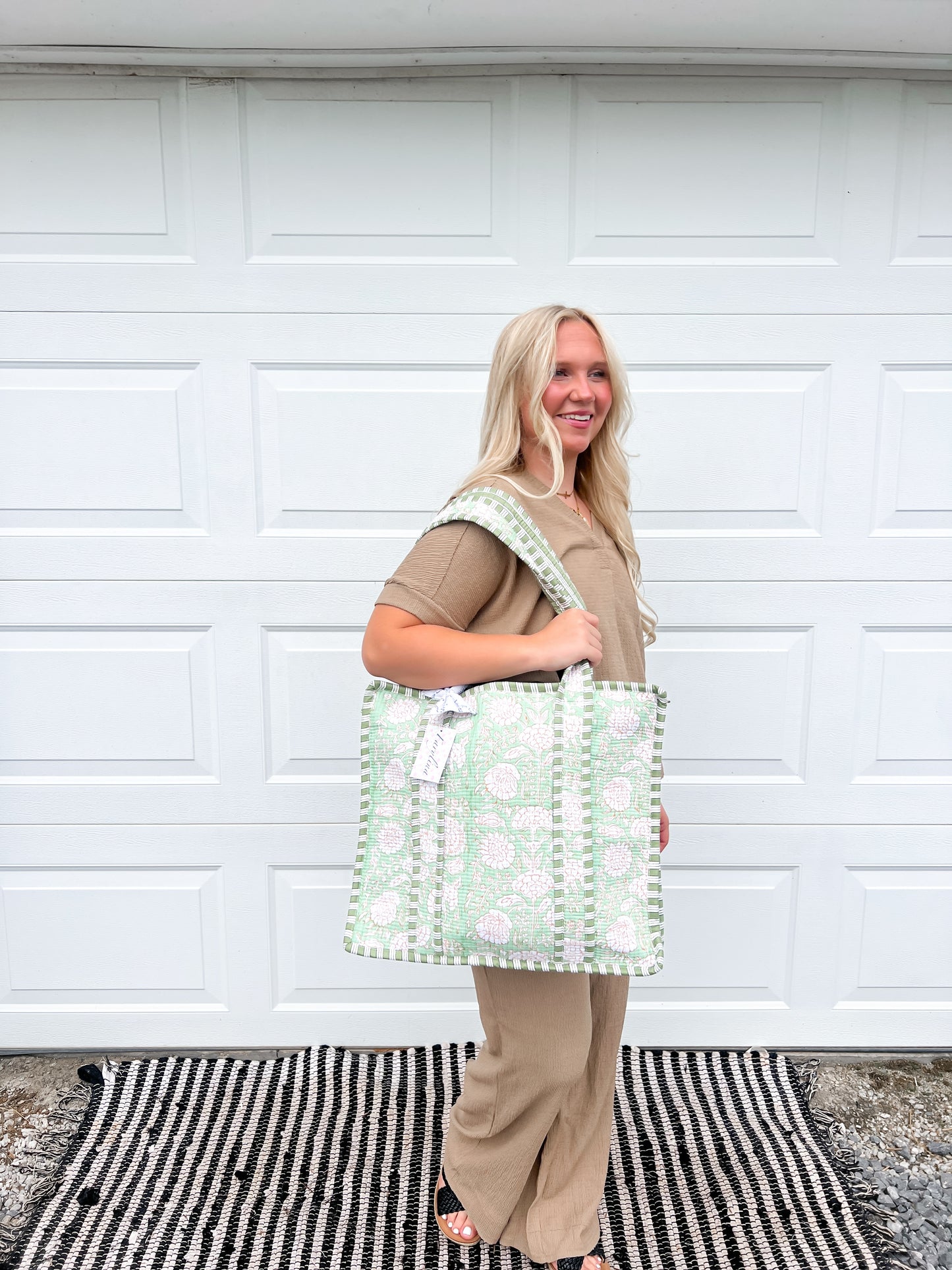 Quilted Tote Bag