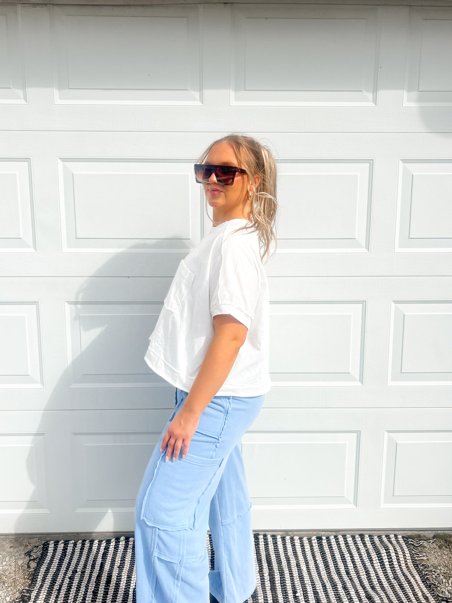 Washed Pocket Comfy Top