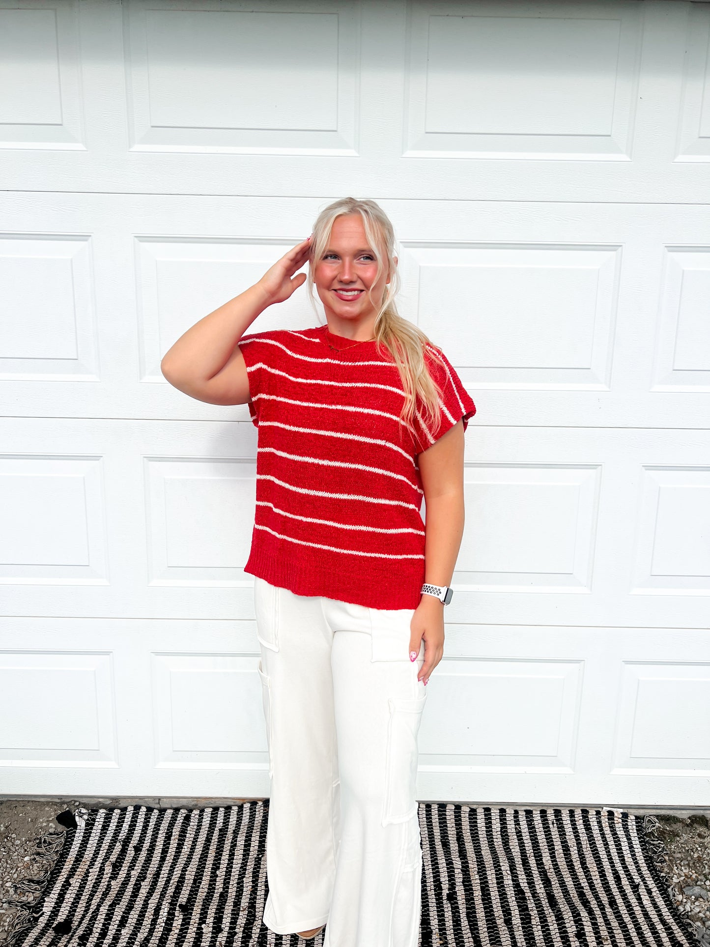 Stripe Knit Top