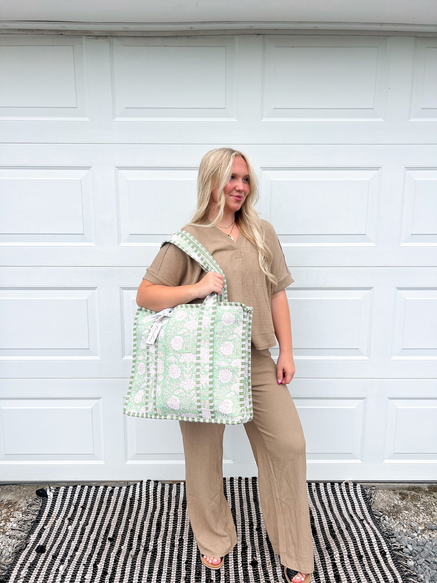 Quilted Tote Bag