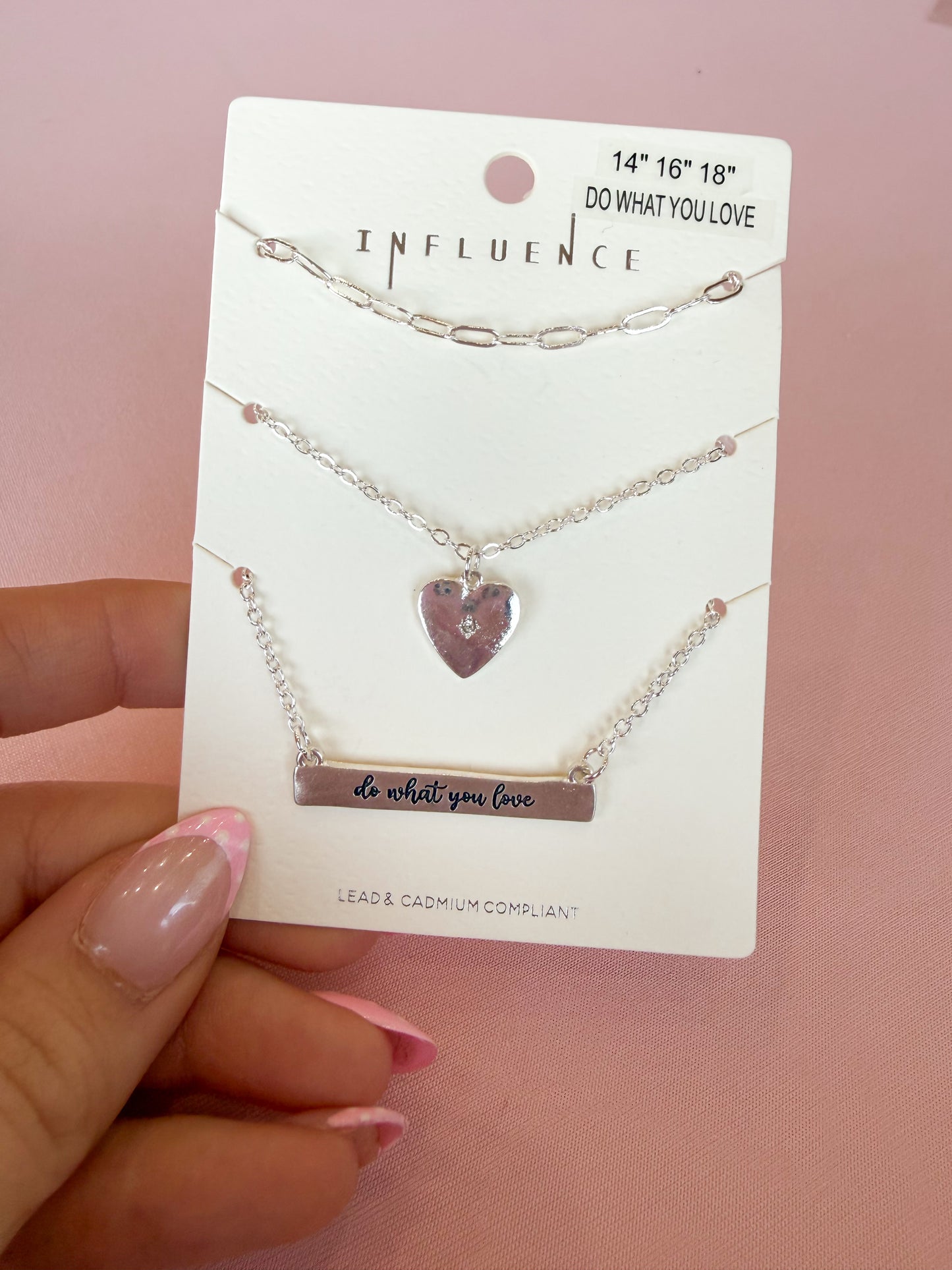 “Do what you love” Necklace Set