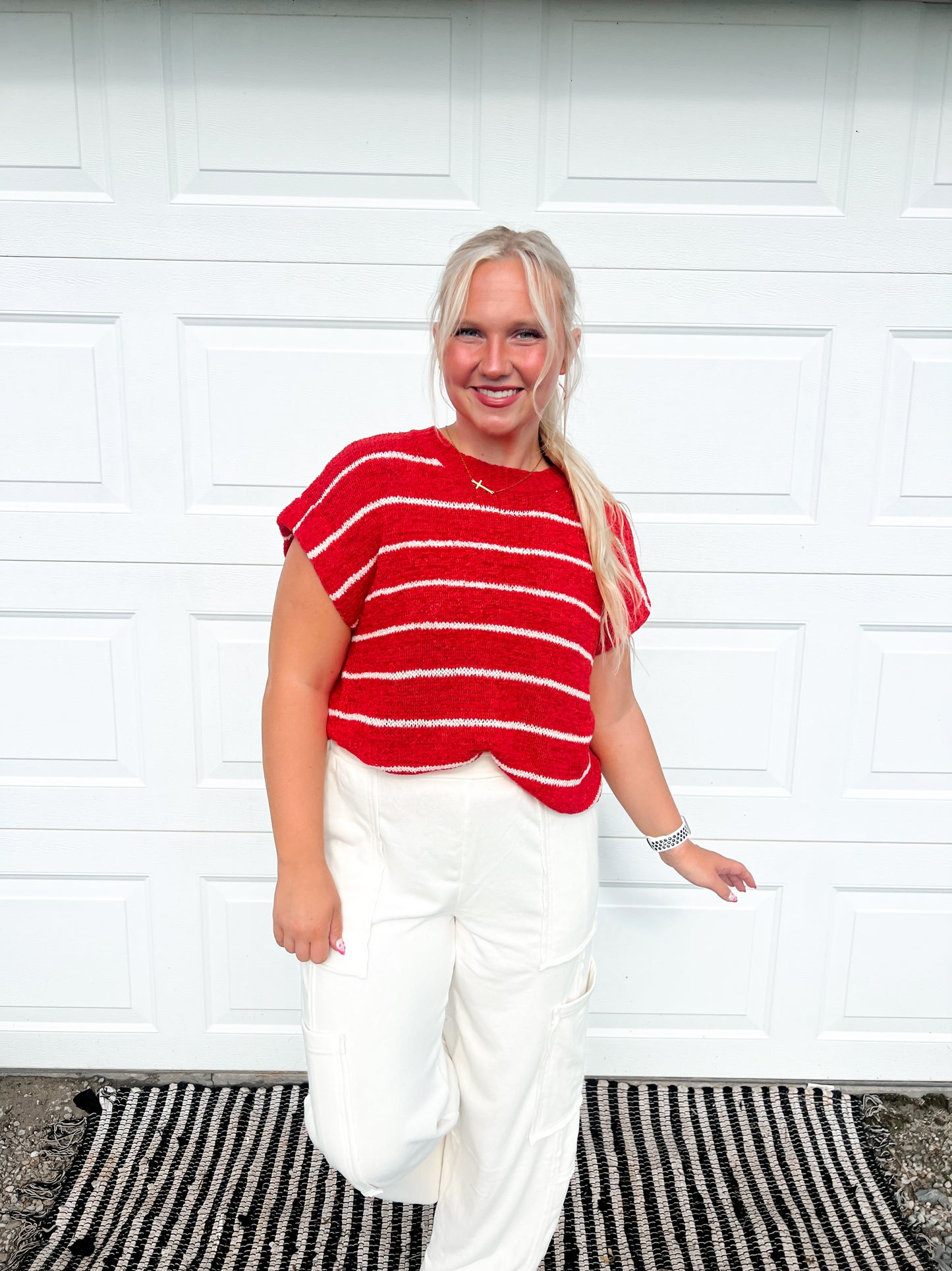 Stripe Knit Top