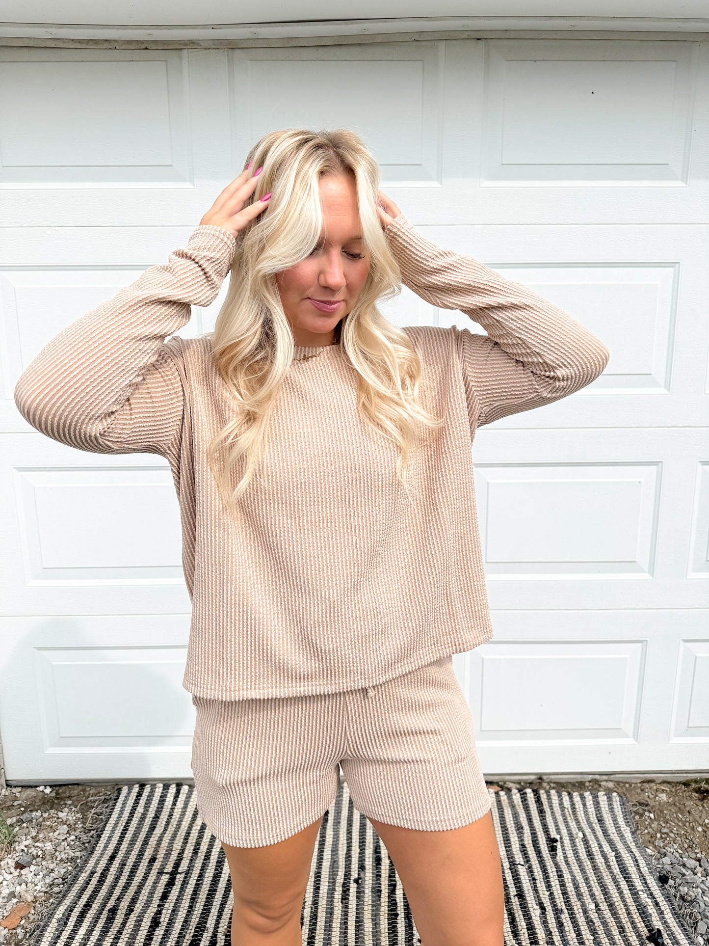 Ribbed Long Sleeve Set 4