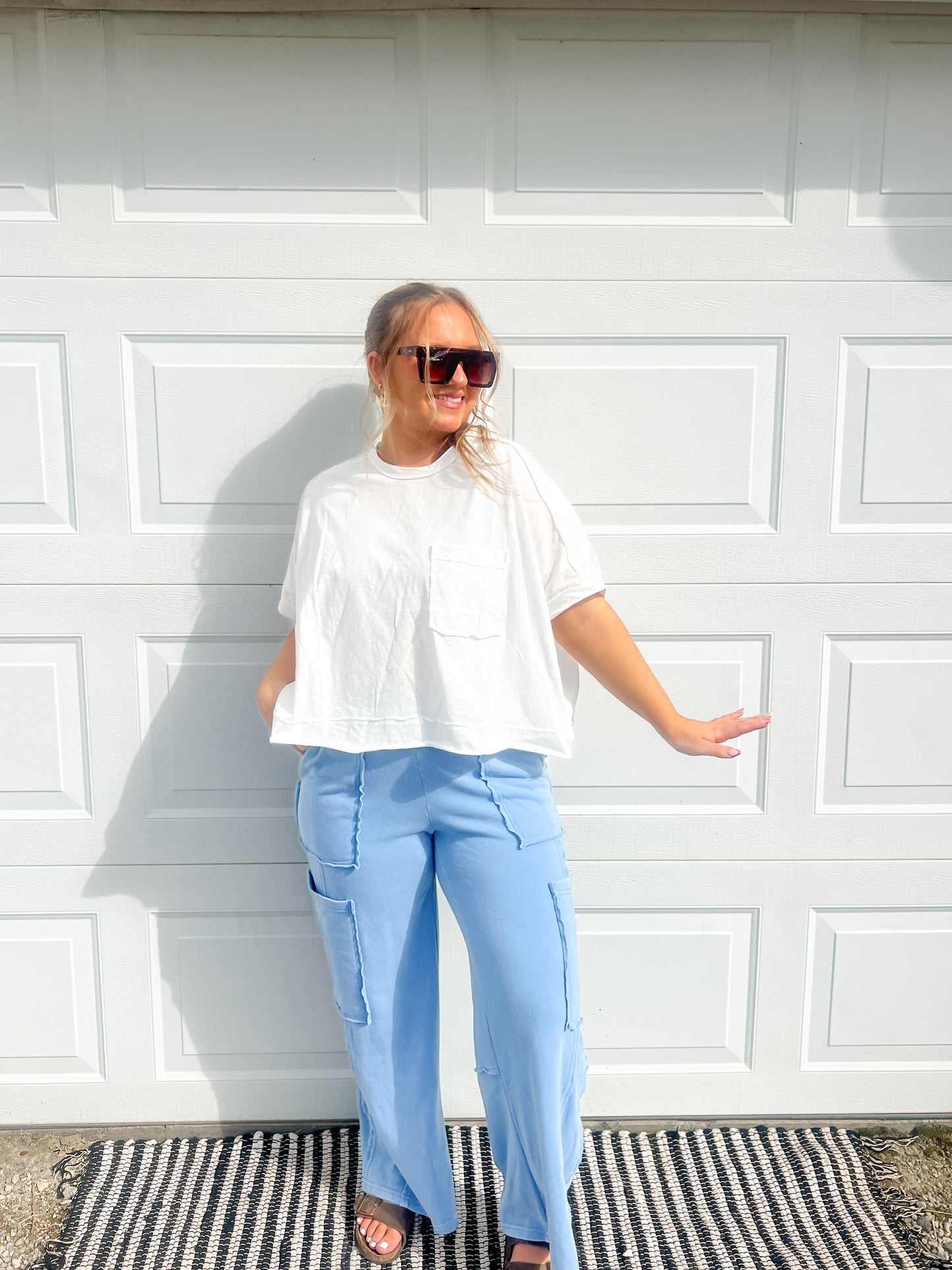 Washed Pocket Comfy Top