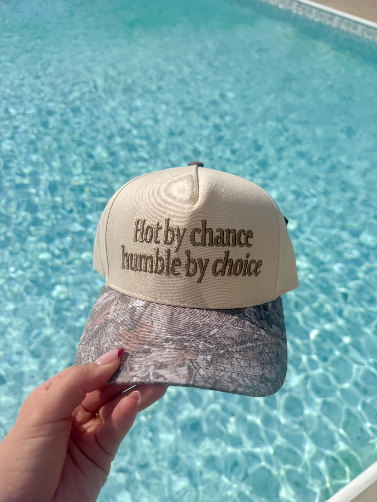 "Hot by Chance Humble by Choice" Hat
