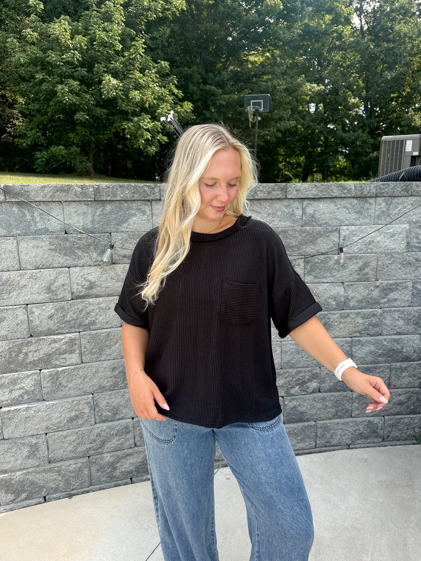 #68. Ribbed Top