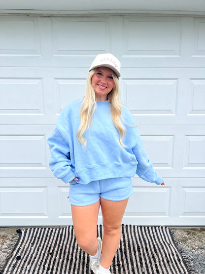 Sweatshirt Shorts Set