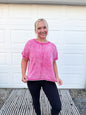 Waffle Acid Washed Top