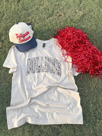 Camo Bulldog Graphic Tee