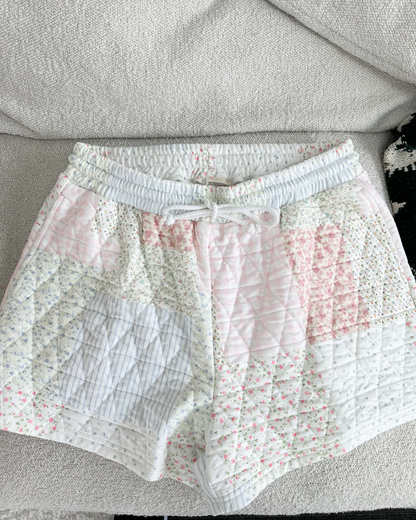 Sunkissed Coconut Quilted Shorts