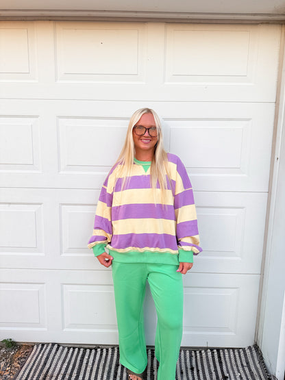 Stripe Colorfull Crewneck