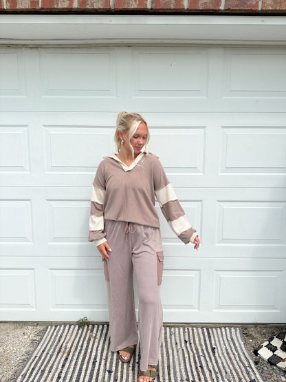 Ribbed Cargo Pants