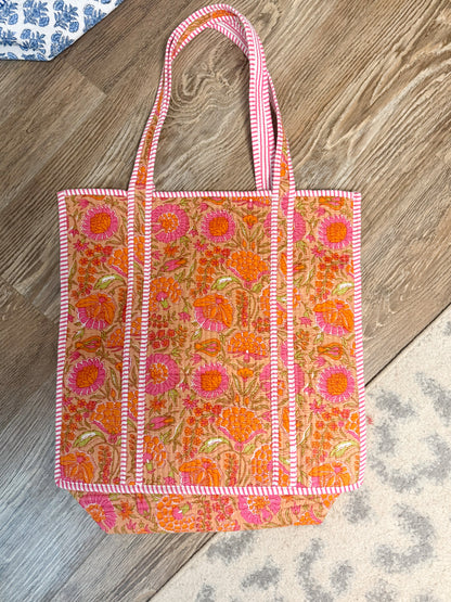 #162. Quilted Tote Bag
