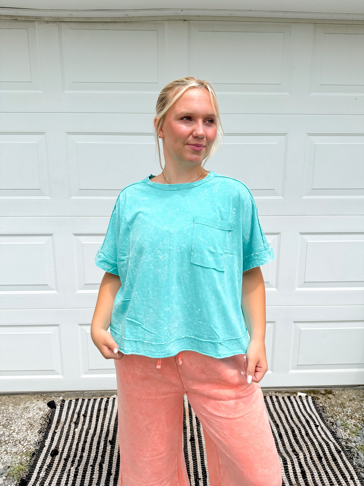Washed Pocket Top Z