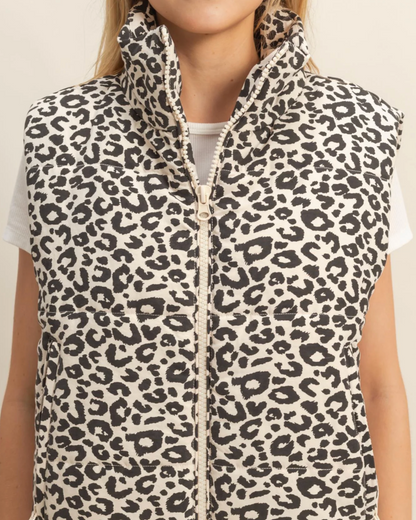 49. Cheeta Puffer Vest