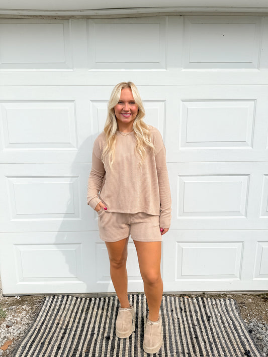 Ribbed Long Sleeve Set 4