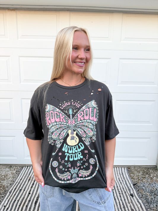 Long Live Rock and Roll Graphic Tee
