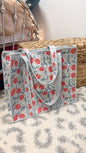 Quilted Tote Bag L